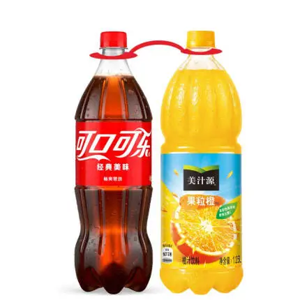 可口可乐（Coca-Cola）可口可乐1.25L+美汁源果粒橙1.25L 双提6组 节庆欢聚装